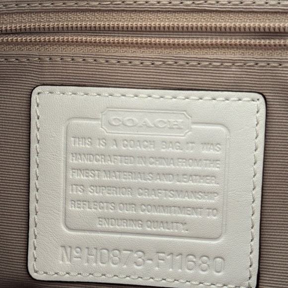 satchel y2k style coach bag in unique turquoise color! - Picture 2 of 6